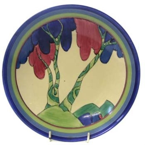 Lot 797 - Clarice Cliff Rudyard Plate