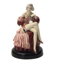 Lot 802 - Goldscheider figure of a lady