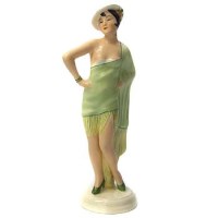 Lot 803 - Royal Dux lady.
