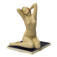 Lot 804 - Royal Dux figure of a lady