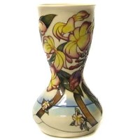 Lot 813 - Moorcraft Frangipani vase.