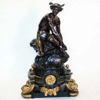 Lot 824 - French second empire clock