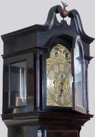 Lot 840 - Edwardian longcase clock