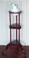 Lot 848 - George III mahogany wash stand