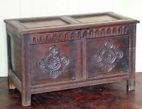 Lot 852 - Oak Blanket Chest