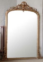 Lot 864 - Pair of gilt framed mirrors