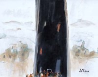 Lot 23 - William Turner, Late for Work!, oil