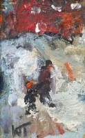 Lot 27 - William Turner, Home for Tea!, oil