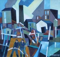 Lot 29 - Peter Stanaway, Mill Lodge - Oldham, oil