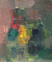 Lot 36 - Anthony Butler, Rocky Landscape 1964, oil