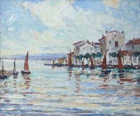 Lot 90 - Edward Grainger, coastal scene, oil