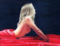 Lot 121 - John Mould, lady on bed, oil