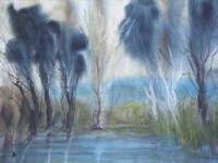 Lot 127 - Helen Bradley, Late September by a lovely tarn on Hampsfell., watercolour