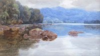 Lot 164 - Mary Barton, Lough Esk, Donegal, watercolour