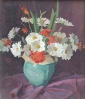 Lot 196 - Lady Freda Blois, Red and White, oil