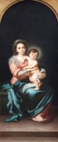 Lot 199 - Italian School, 19th century, Madonna and child, oil