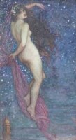 Lot 260 - Henry J. Ford, female figure, watercolour