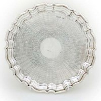 Lot 334 - Silver waiter
