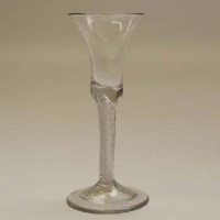 Lot 532 - Air twist wine glass