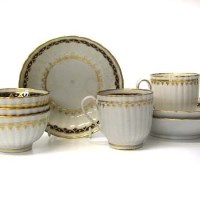 Lot 575 - Newhall pattern 155 teaware