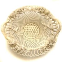 Lot 600 - Belleek basket