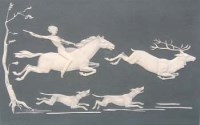 Lot 620 - Hutschenreuther Jasper plaque signed Werner
