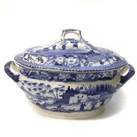 Lot 625 - Staffordshire tureen and cover