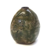 Lot 643 - Martinware vase decorated with fish