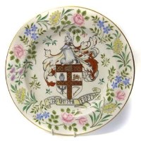 Lot 663 - M Taplin Wedgwood crested charger