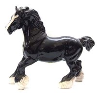 Lot 681 - Beswick black shire