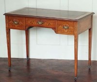 Lot 699 - Rosewood ladies writing table