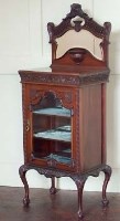 Lot 700 - Victorian display cabinet