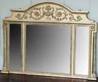 Lot 722 - Gilt overmantel mirror