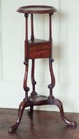 Lot 724 - George III mahogany jug and bowl stand
