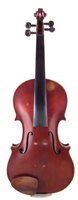 Lot 5 - Arthur Richardson 1936 violin with case.