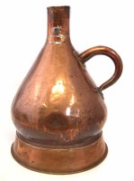 Lot 9 - Copper 4 gallon fuel measure