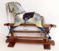 Lot 28 - Rocking horse.