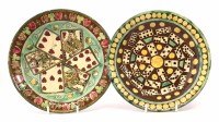 Lot 155 - Two Della Robbia plates