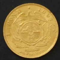Lot 216 - Zuid Afrikaansche pond, 1897