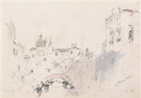Lot 328 - Hercules Brabazon Brabazon, Venice, drawing.