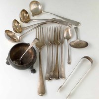 Lot 261 - Collection of Georgian and Victorian silver