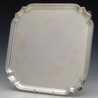 Lot 262 - Silver salver