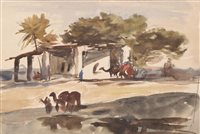 Lot 625 - Hercules Brabazon Brabazon, Egypt, watercolour.