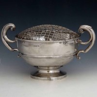 Lot 273 - Two handied silver rose bowl
