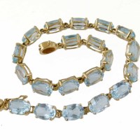 Lot 278 - Topaz bracelet.
