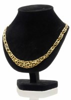 Lot 294 - 585 Fancy link Necklace