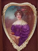 Lot 185 - Leslie Johnson, porcelain plaque.