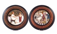 Lot 151 - Pair of Minton plaques by Ellen Welby