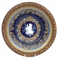 Lot 194 - D. Bailey enamelled plaque.