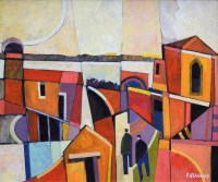 Lot 408 - Peter Stanaway, West Coast Clare, acrylic.